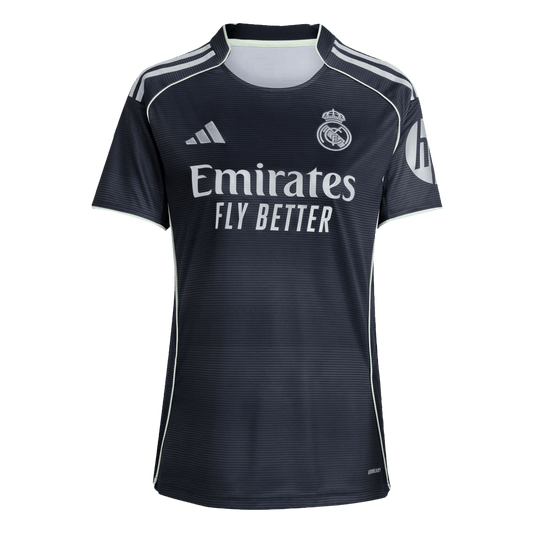 Femme Real Madrid Extérieur Maillot 2025/26 Bleu marine