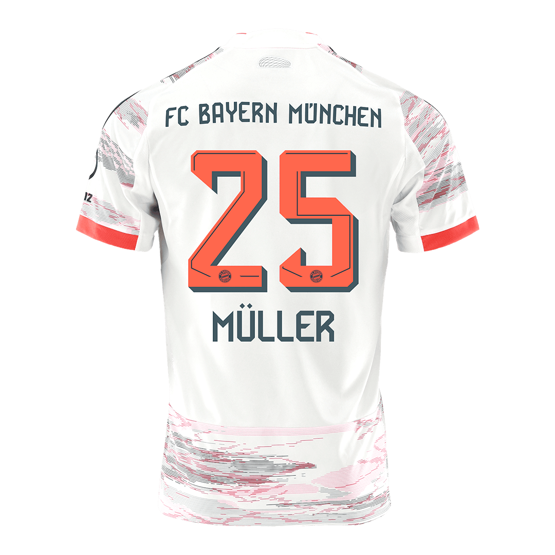 MÜLLER #25 Munich Extérieur Maillot 2025/26 Blanc