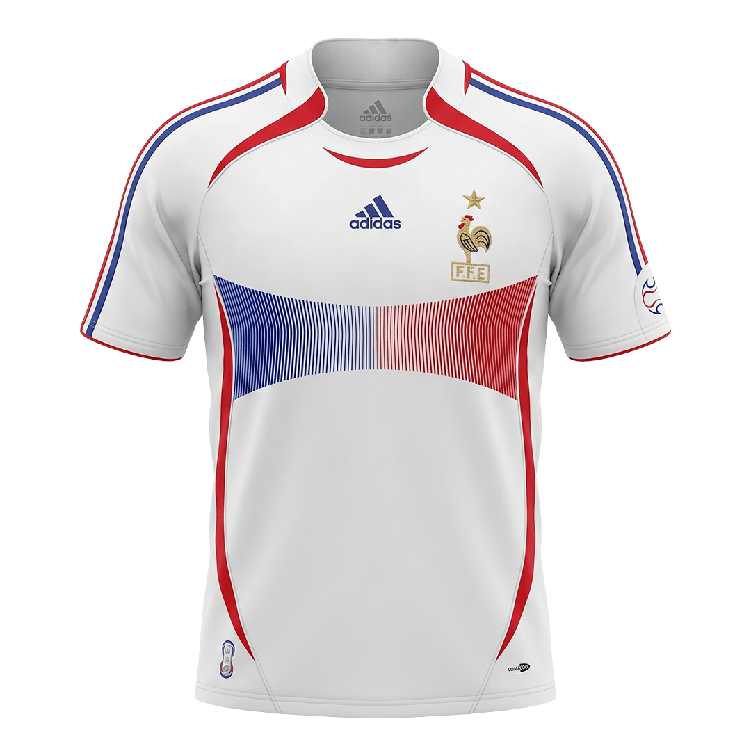 Retro France Extérieur Maillot 2006 Blanc
