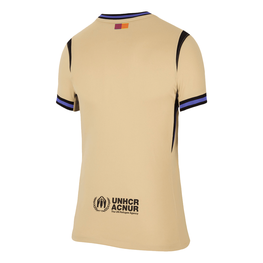 Femme Barcelone Extérieur Maillot 2025/26 Jaune