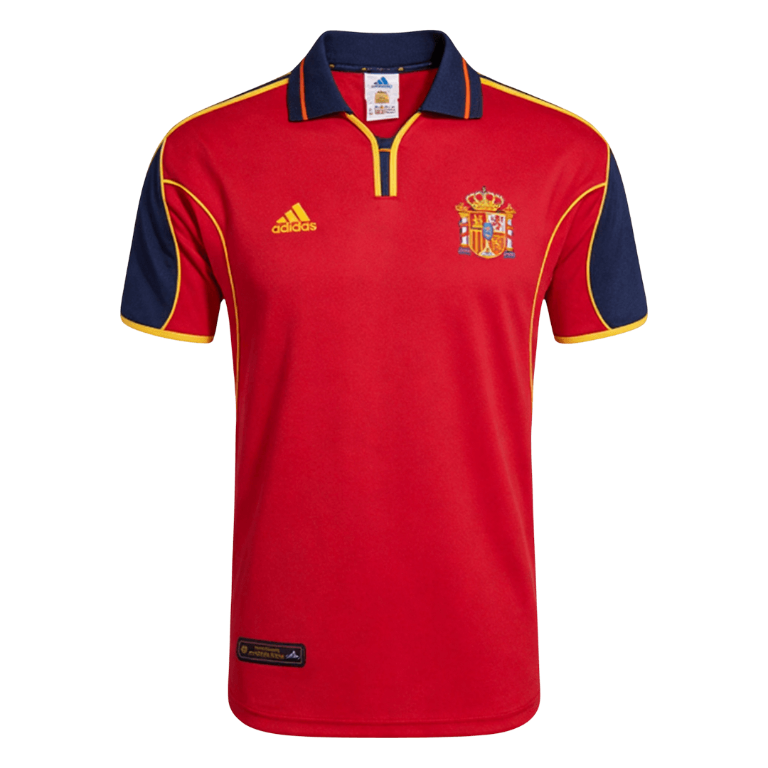 Retro Espagne Domicile Maillot 2000 Rouge