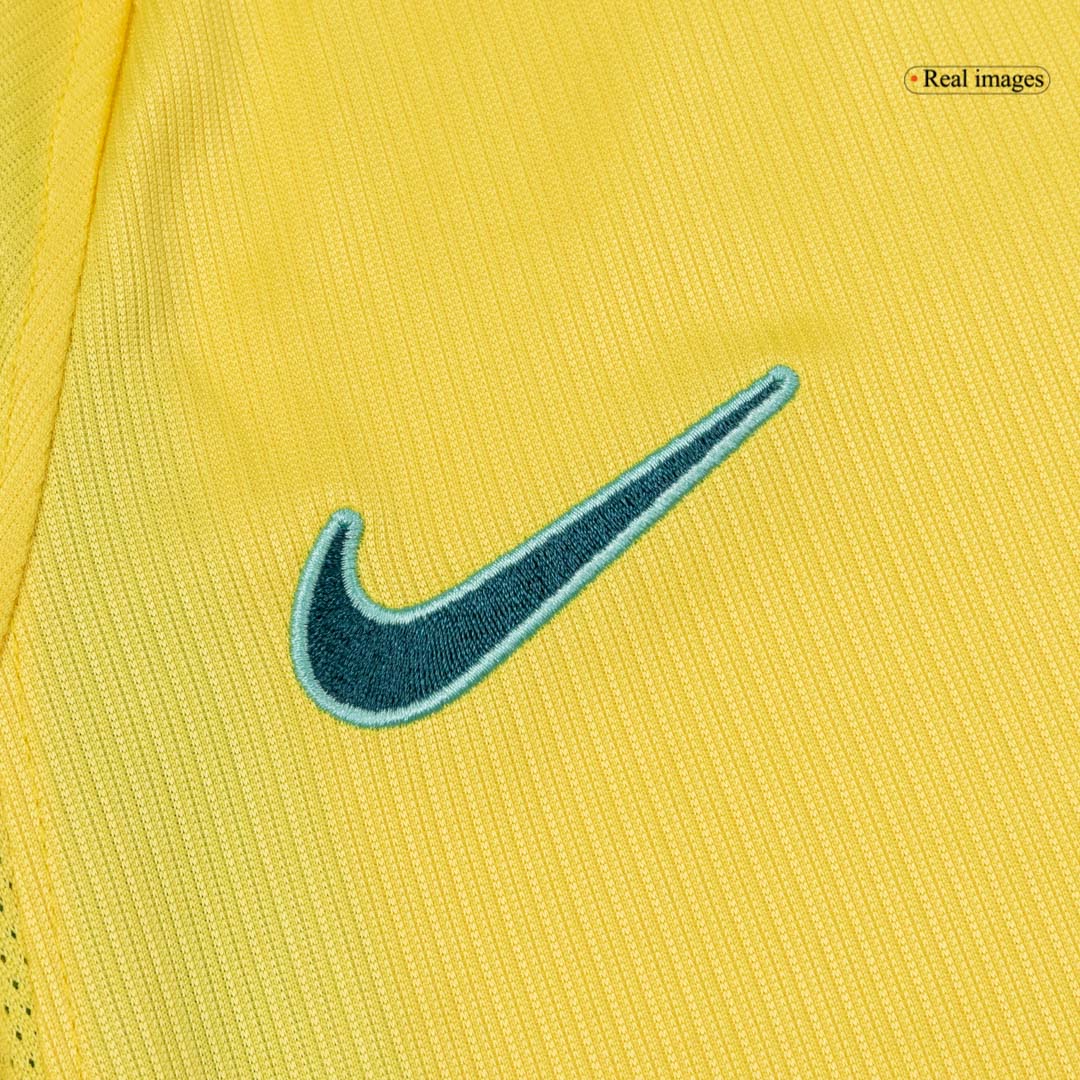 Femme Brésil Domicile Maillot - Coupe du Monde 2026 Jaune