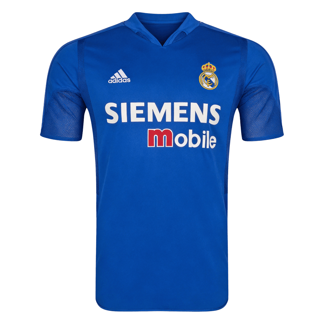 Retro Real Madrid Extérieur Maillot 2004/05 Bleu