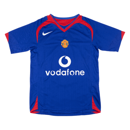 Retro Manchester United Extérieur Maillot 2005/06 Bleu