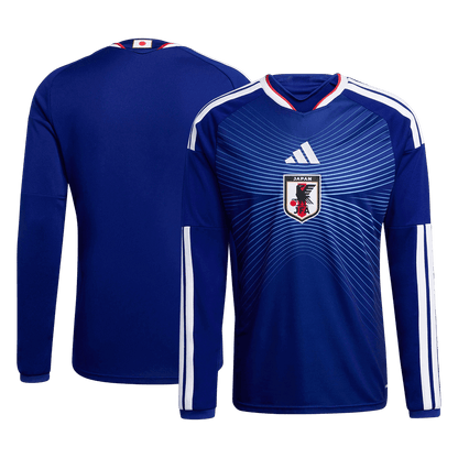 Japan Thuis Thuisshirt Lange Mouwen - Wereldbeker 2026 Marineblauw