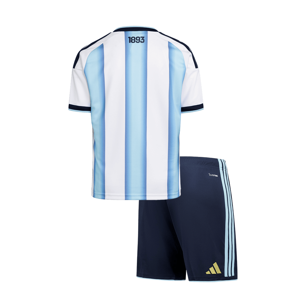 Argentine Domicile Maillot Kit 2025/26 Enfant Blue&White