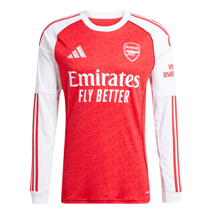 Arsenal Domicile Maillot Manches Longues 2025/26 Grande Taille