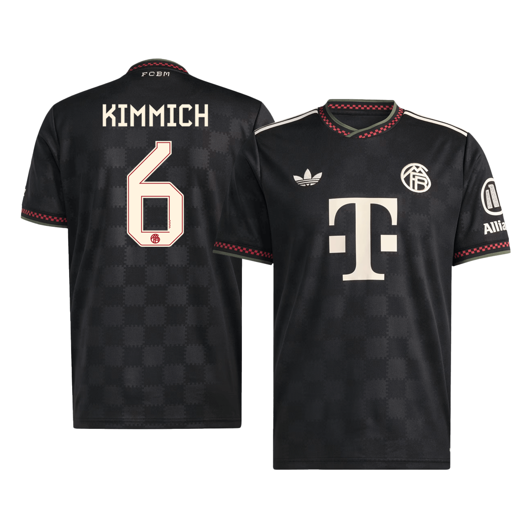 KIMMICH #6 Munich Third Maillot 2025/26 Noir