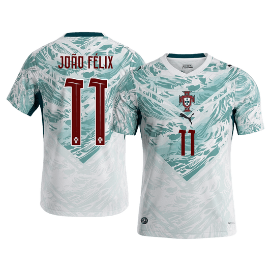 JOÃO FÉLIX #11 Portugal Extérieur Maillot - Coupe du Monde 2026 White&Green