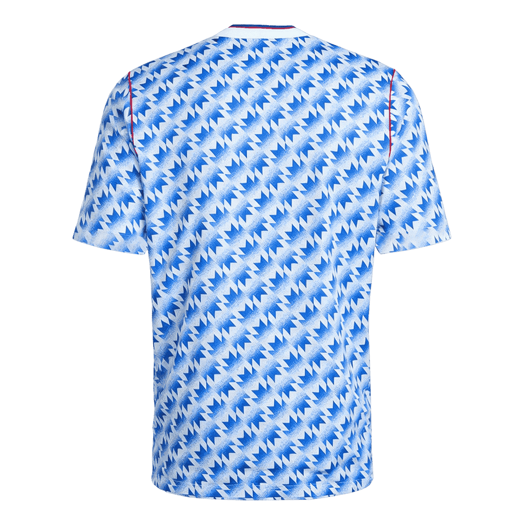 Retro Manchester United Uitshirt 1990/92 Blauw