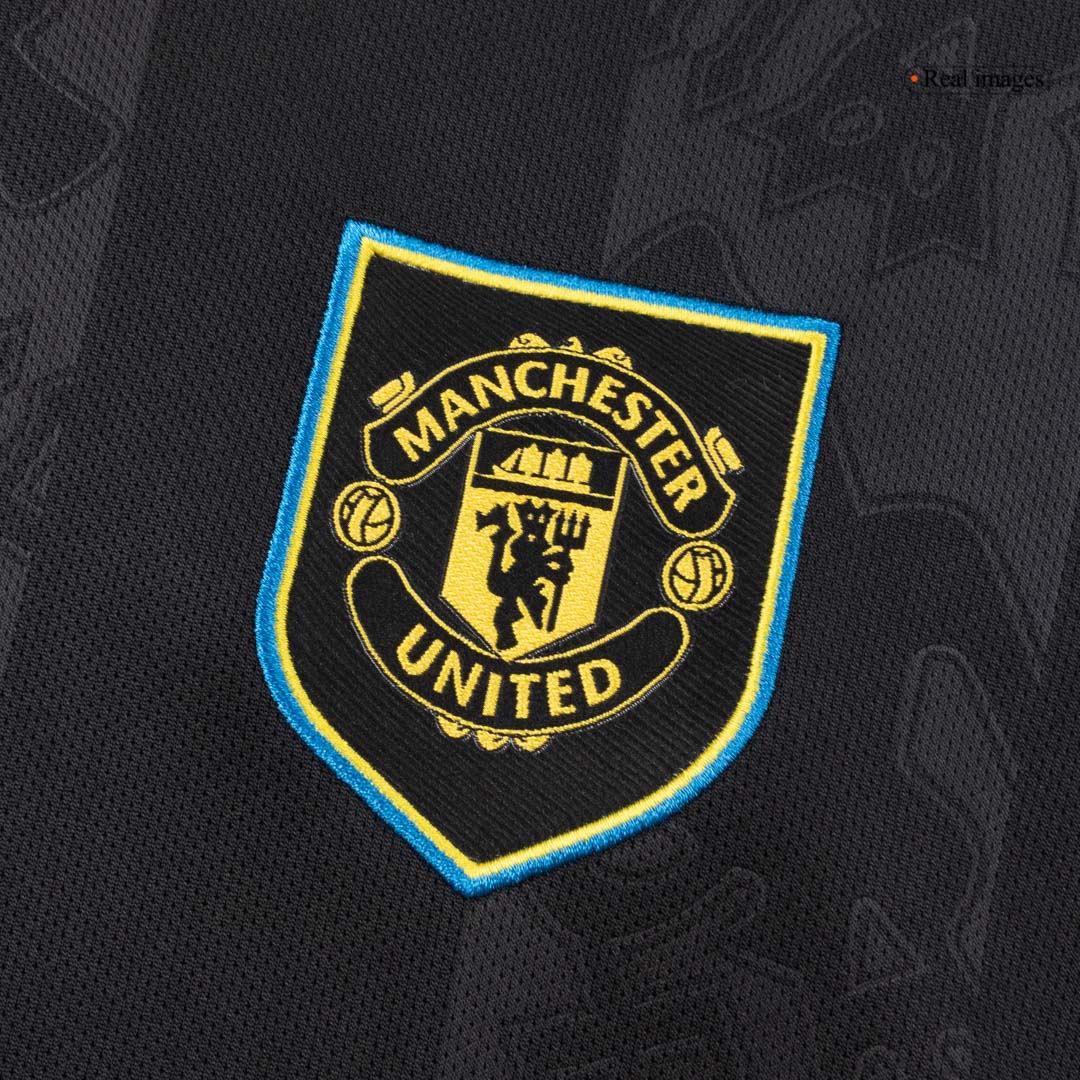 Femme Manchester United Third Maillot 2025/26 Noir