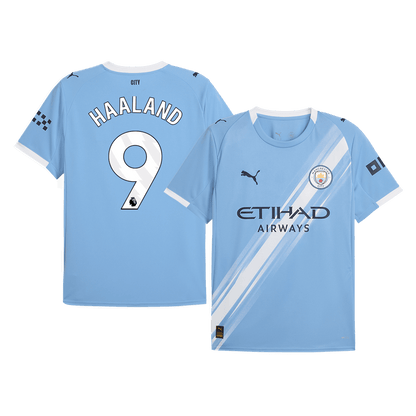 HAALAND #9 Manchester City Domicile Maillot 2025/26 Grande Taille