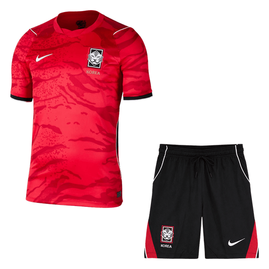 Corée du Sud Domicile Maillot Kit - Coupe du Monde 2026 Rouge&Noir
