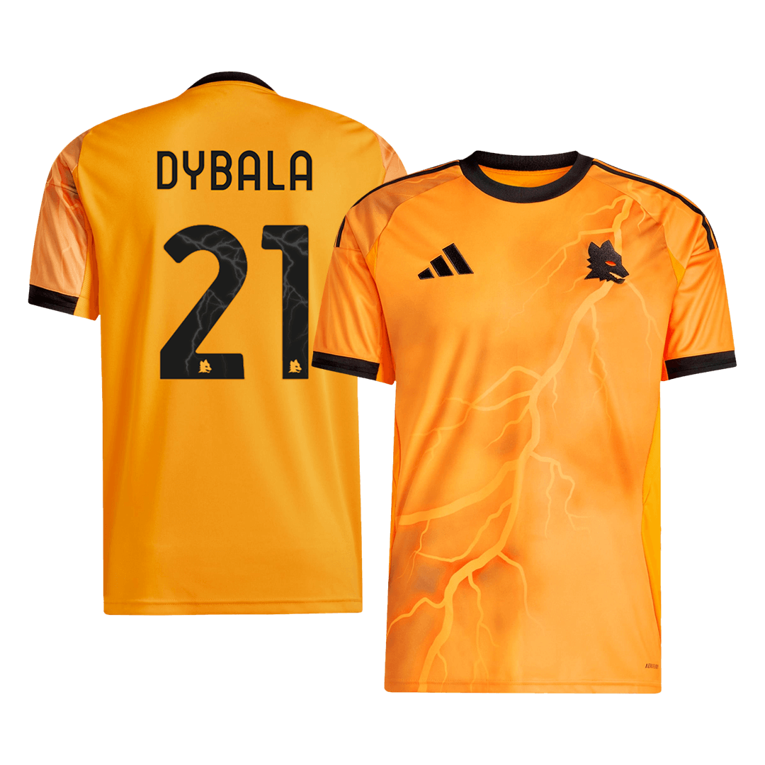 DYBALA #21 Roma Uit Thuisshirt 2025/26 Oranje