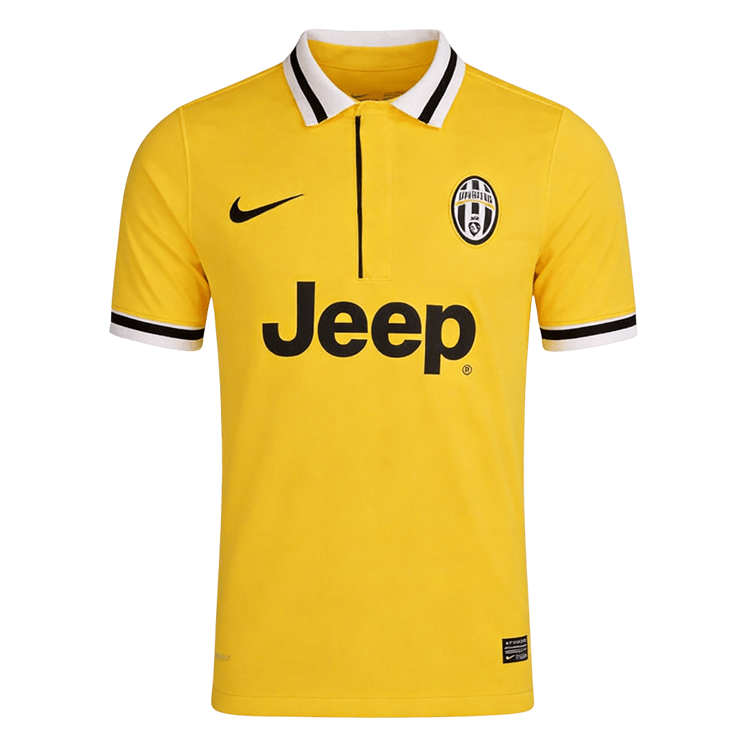 Retro CHIELLINI #3 Juventus Extérieur Maillot 2013/14 Jaune