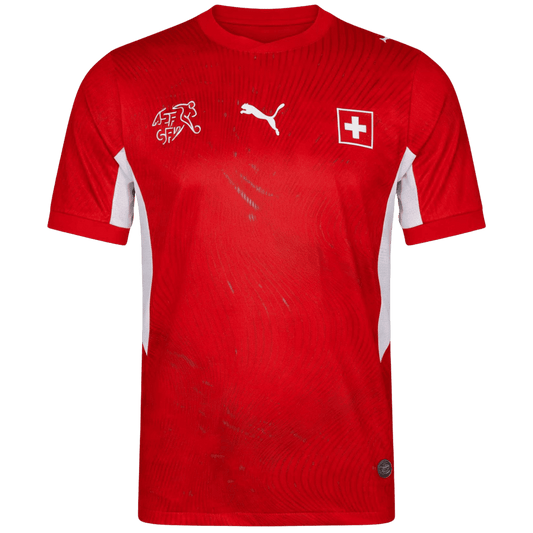 Suisse Domicile Maillot - Coupe du Monde 2026 Rouge Joueur