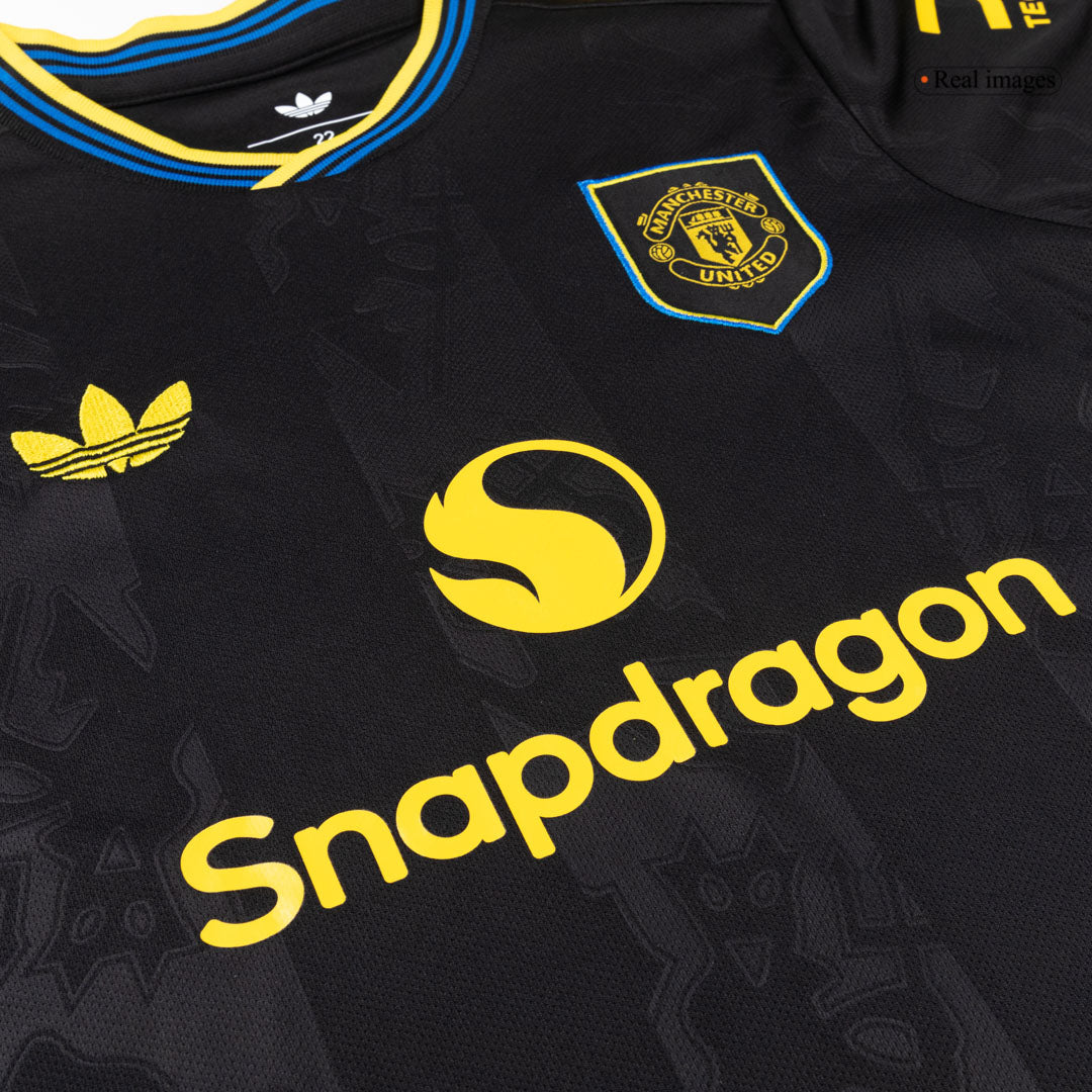 Manchester United Derde Tenue Kit 2025/26 Kinderen Zwart