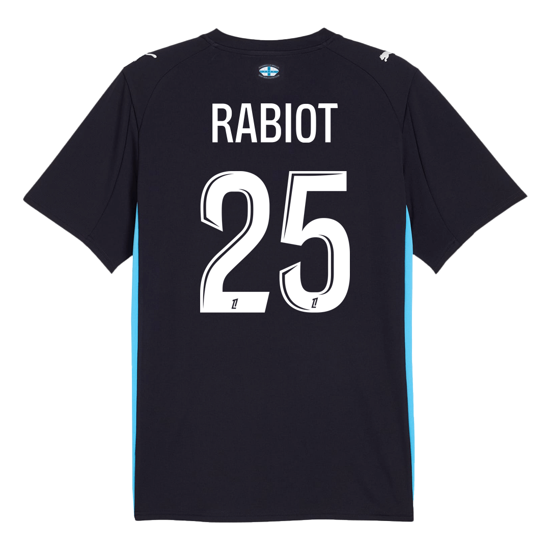 RABIOT #25 Olympique de Marseille Uitshirt 2025/26 Donkerblauw
