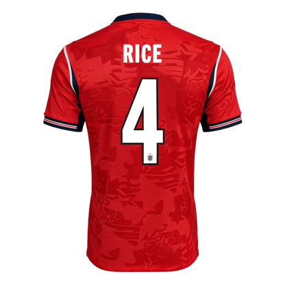 RIJST #4 Engeland Uitshirt - Wereldbeker 2026 Rood