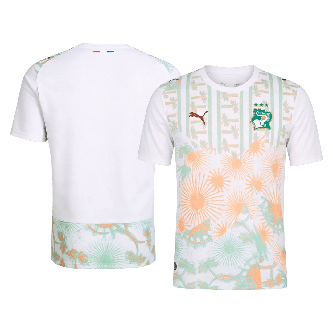 Côte d'Ivoire Extérieur Maillot - Coupe du Monde 2026 Blanc