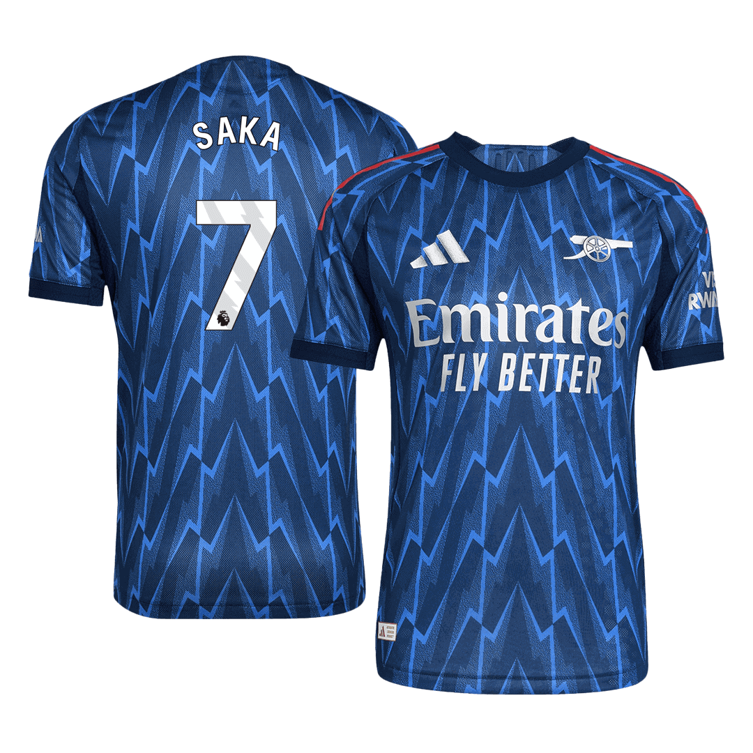 SAKA #7 Inter Miami CF Uit Thuisshirt 2025/26 Blauw Authentiek