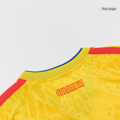 Colombie Domicile Maillot Coupe du Monde 2026 Jaune Grande Taille