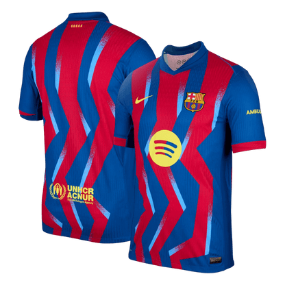 Barcelona Thuisshirt 2025/26 Rood & Blauw Speler