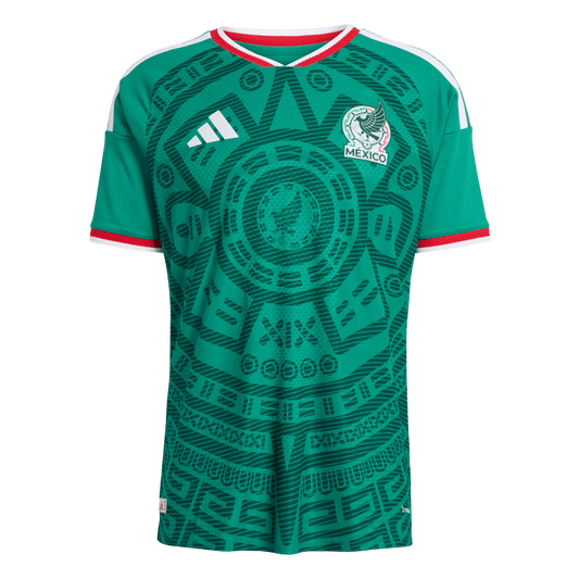 Mexique Domicile Maillot Coupe du Monde 2026 Vert Joueur Grande Taille