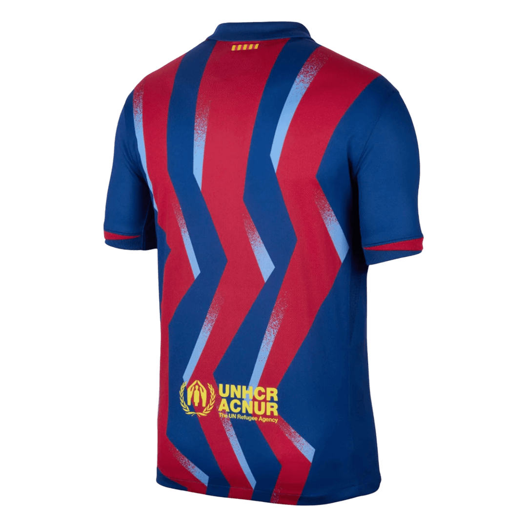 Barcelona Vierde Shirt 2025/26 Rood&Blauw
