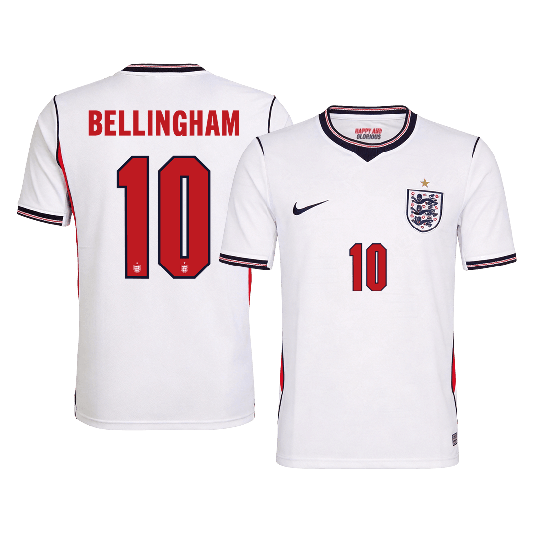 BELLINGHAM #10 Angleterre Domicile Maillot - Coupe du Monde 2026 Blanc
