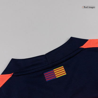 Barcelone Third Maillot Kit 2025/26 Junior Orange