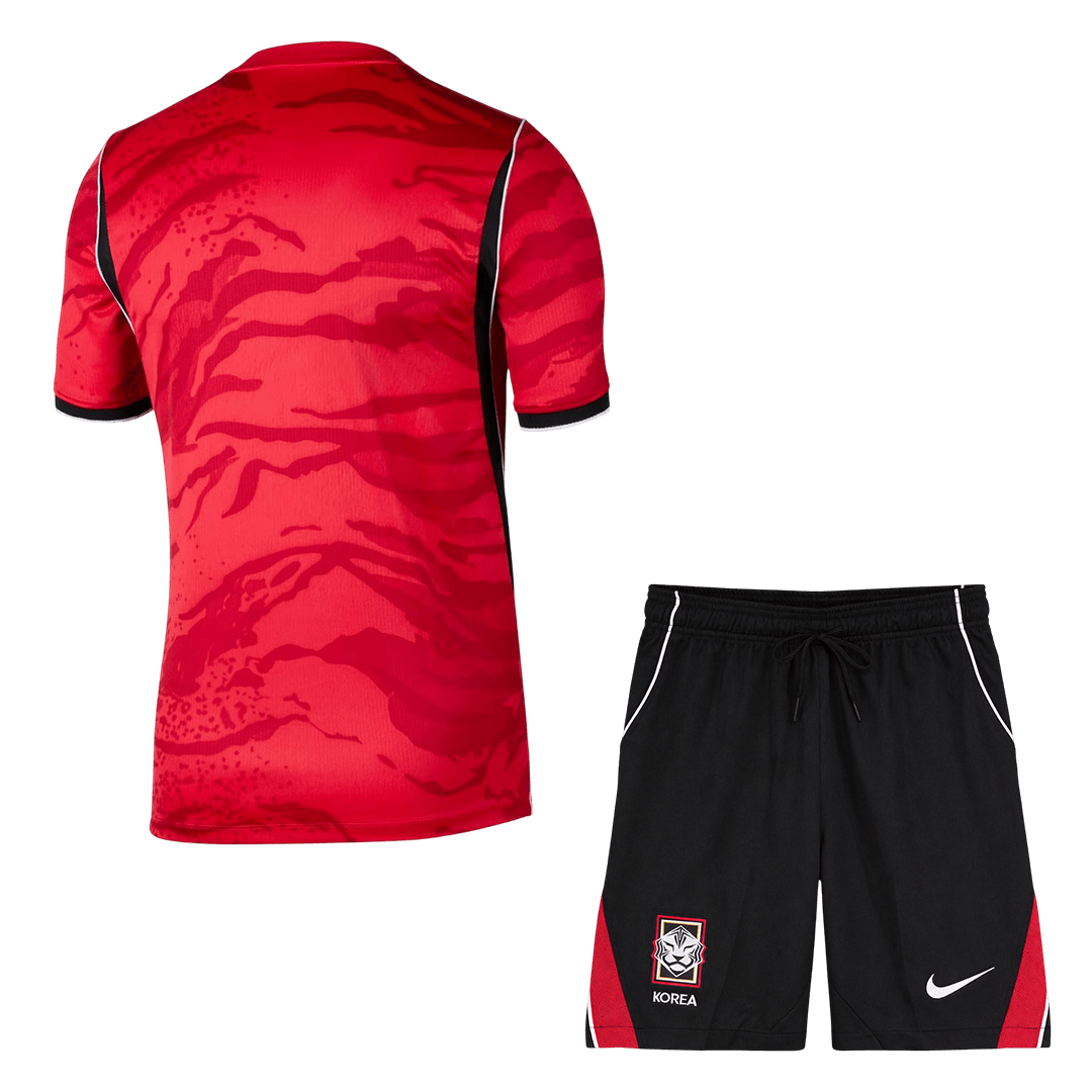 Corée du Sud Domicile Maillot Kit - Coupe du Monde 2026 Rouge&Noir