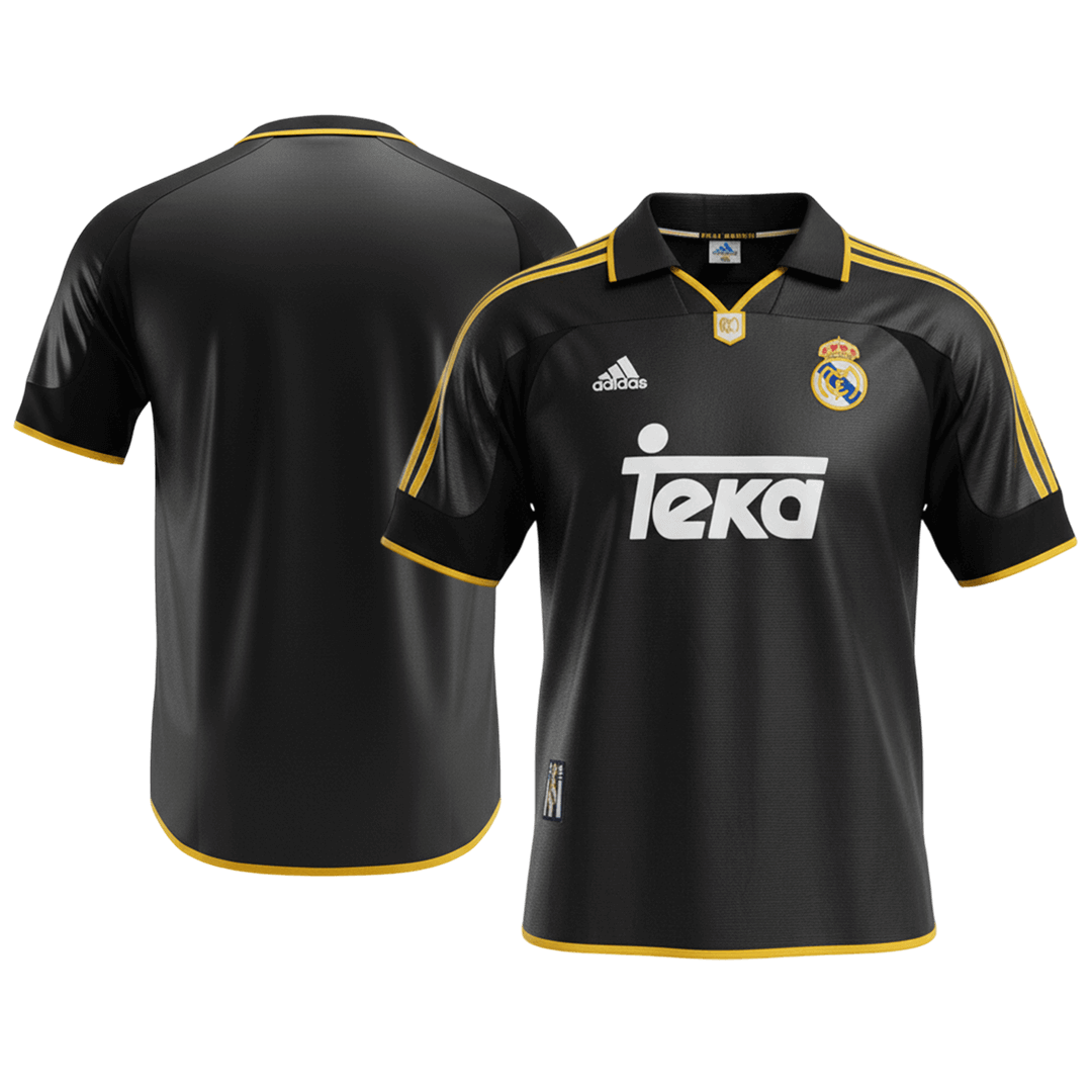 Retro Real Madrid Uitshirt 1999/01 Zwart