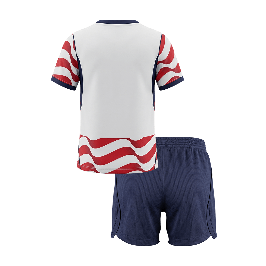 États-Unis Domicile Maillot Kit - Coupe du Monde 2026 Rouge&Blanc