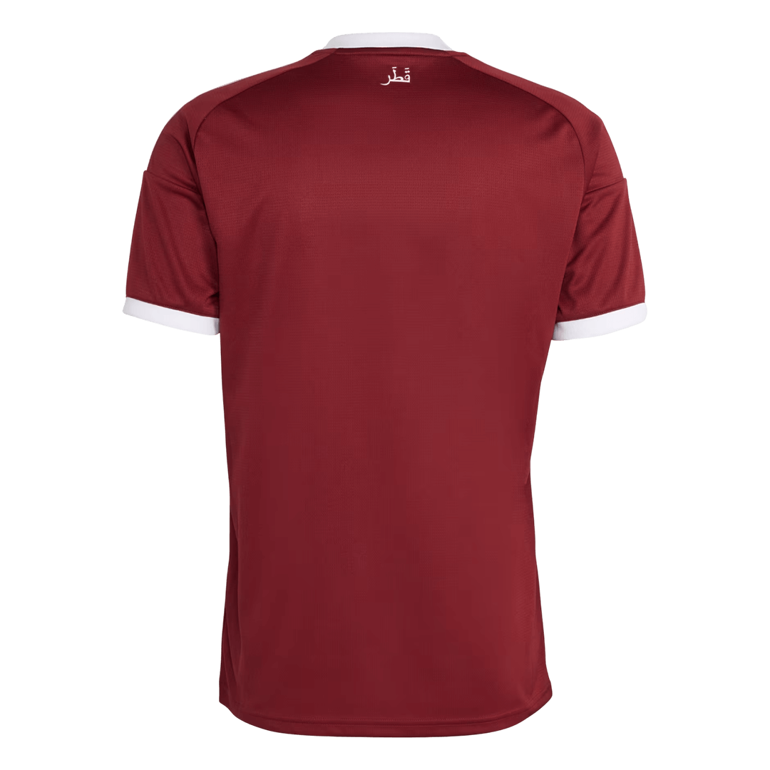 Qatar Domicile Maillot - Coupe du Monde 2026 Rouge Grande Taille