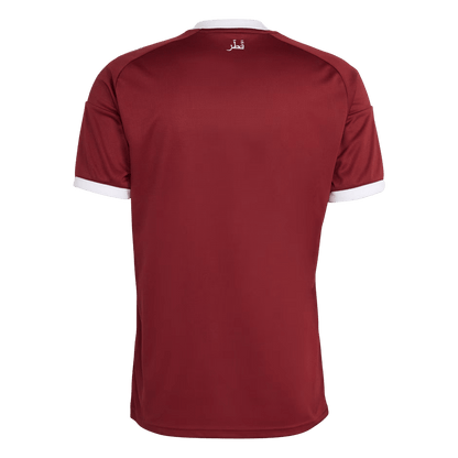 Qatar Domicile Maillot - Coupe du Monde 2026 Rouge Grande Taille