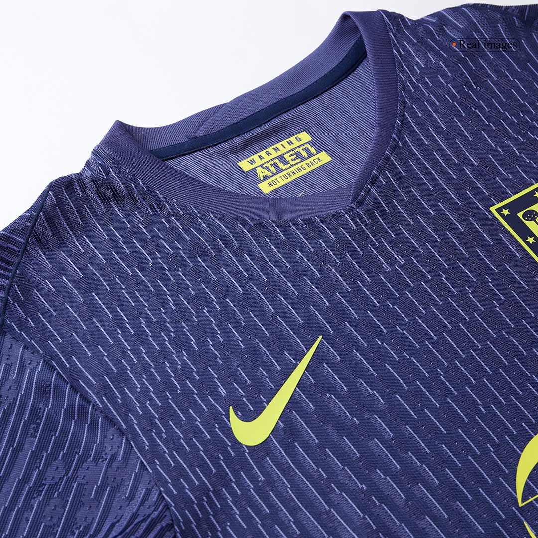 Atlético Uitshirt 2025/26 Marineblauw Authentiek