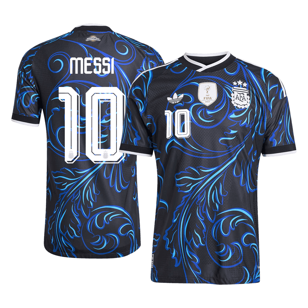 MESSI #10 Argentine Extérieur Maillot - Coupe du Monde 2026 Noir Joueur
