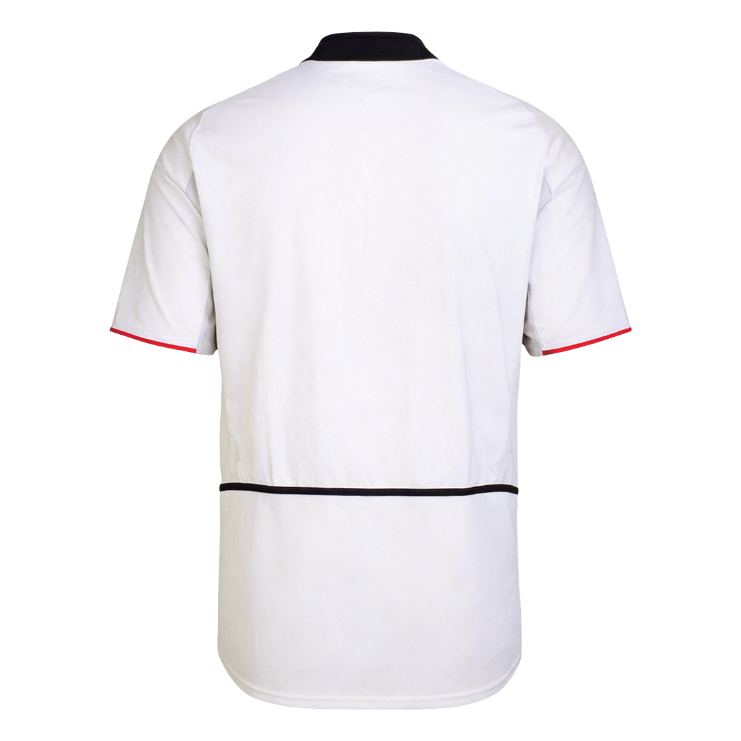 Retro Manchester United Uitshirt 2002/03 Wit