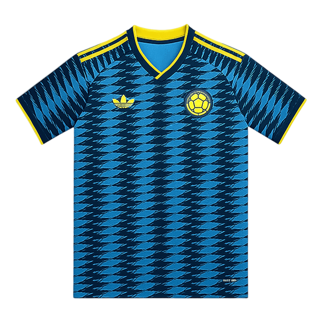 Colombie Extérieur Maillot - Coupe du Monde 2026 Bleu Grande Taille