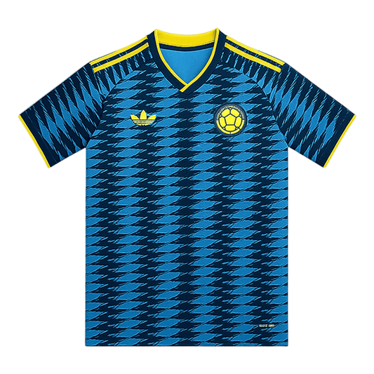 Colombie Extérieur Maillot - Coupe du Monde 2026 Bleu Grande Taille