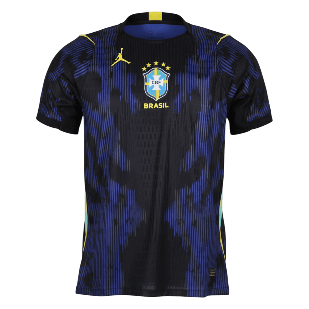 Brésil Extérieur Maillot Coupe du Monde 2026 Bleu marine