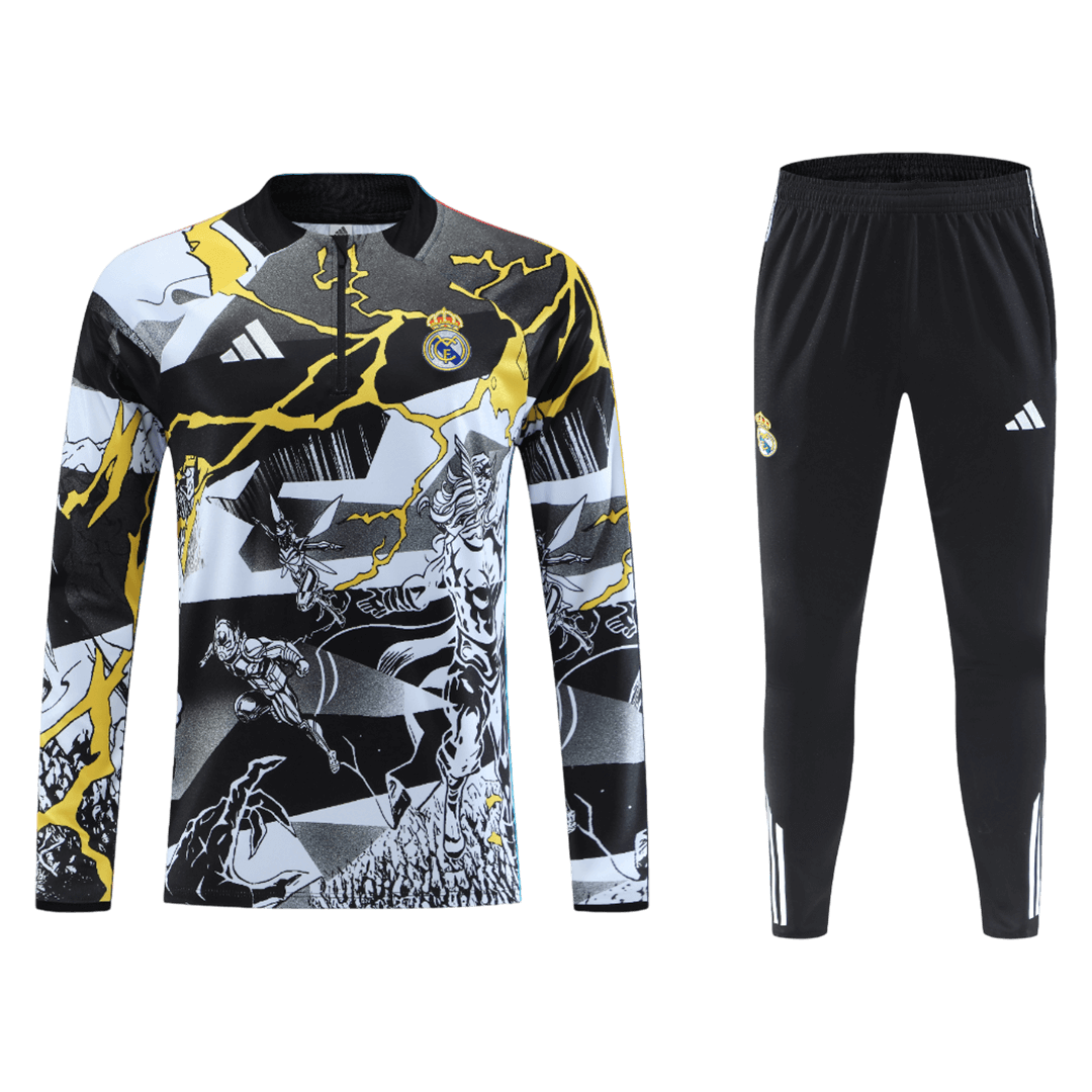 Real Madrid Sweatshirt Kit 2025/26 Enfant Noir