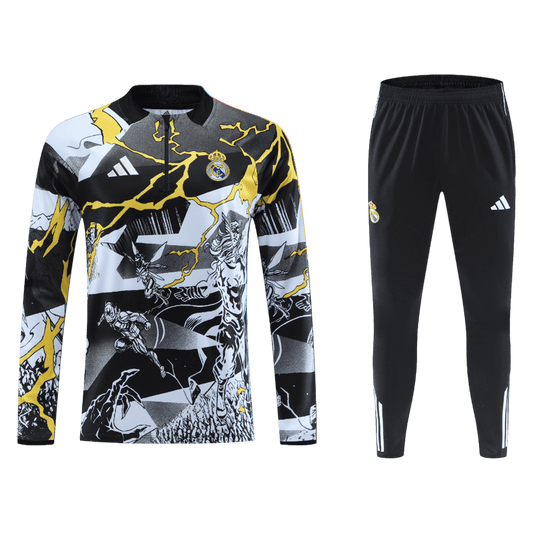 Real Madrid Sweatshirt Kit 2025/26 Enfant Noir