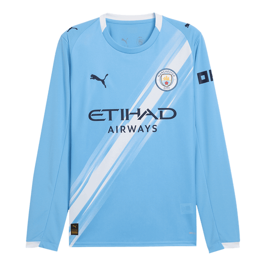 Manchester City Domicile Maillot Manches Longues 2025/26