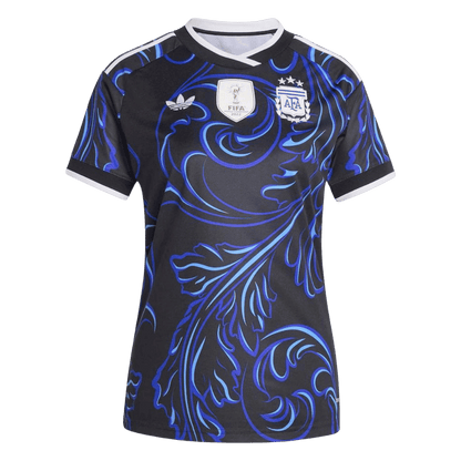 Argentinië Vrouwen Uitshirt - WK 2026 Zwart