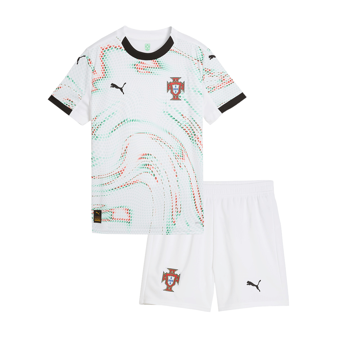Portugal Extérieur Maillot Kit 2025 Enfant