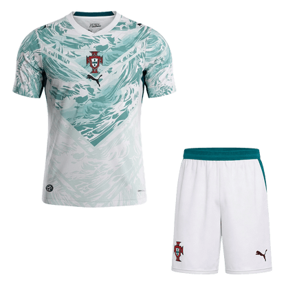 Portugal Extérieur Maillot Kit - Coupe du Monde 2026 White&Green
