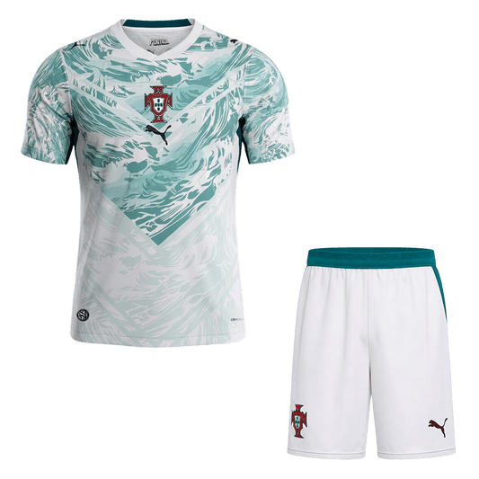 Portugal Extérieur Maillot Kit - Coupe du Monde 2026 White&Green