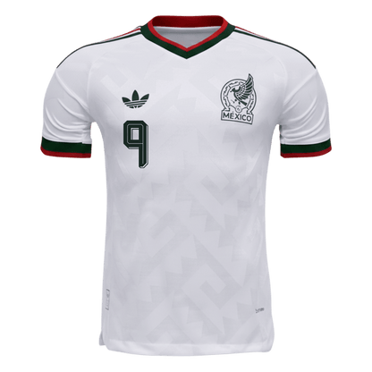 RAÚL #9 Mexique Extérieur Maillot - Coupe du Monde 2026 Blanc Joueur